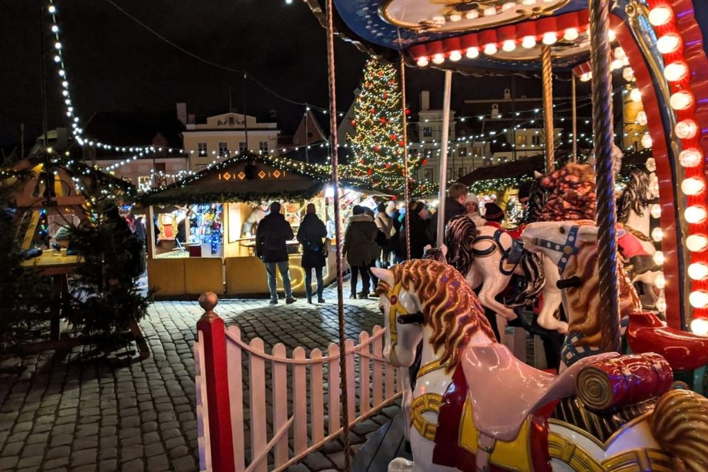 Merry Go Round in the Tallinn Chrismtas Market